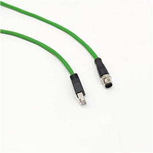 M12 D-RJ45 Ethernet-kábel kódja